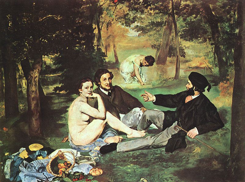 Manet Picnic on the grass