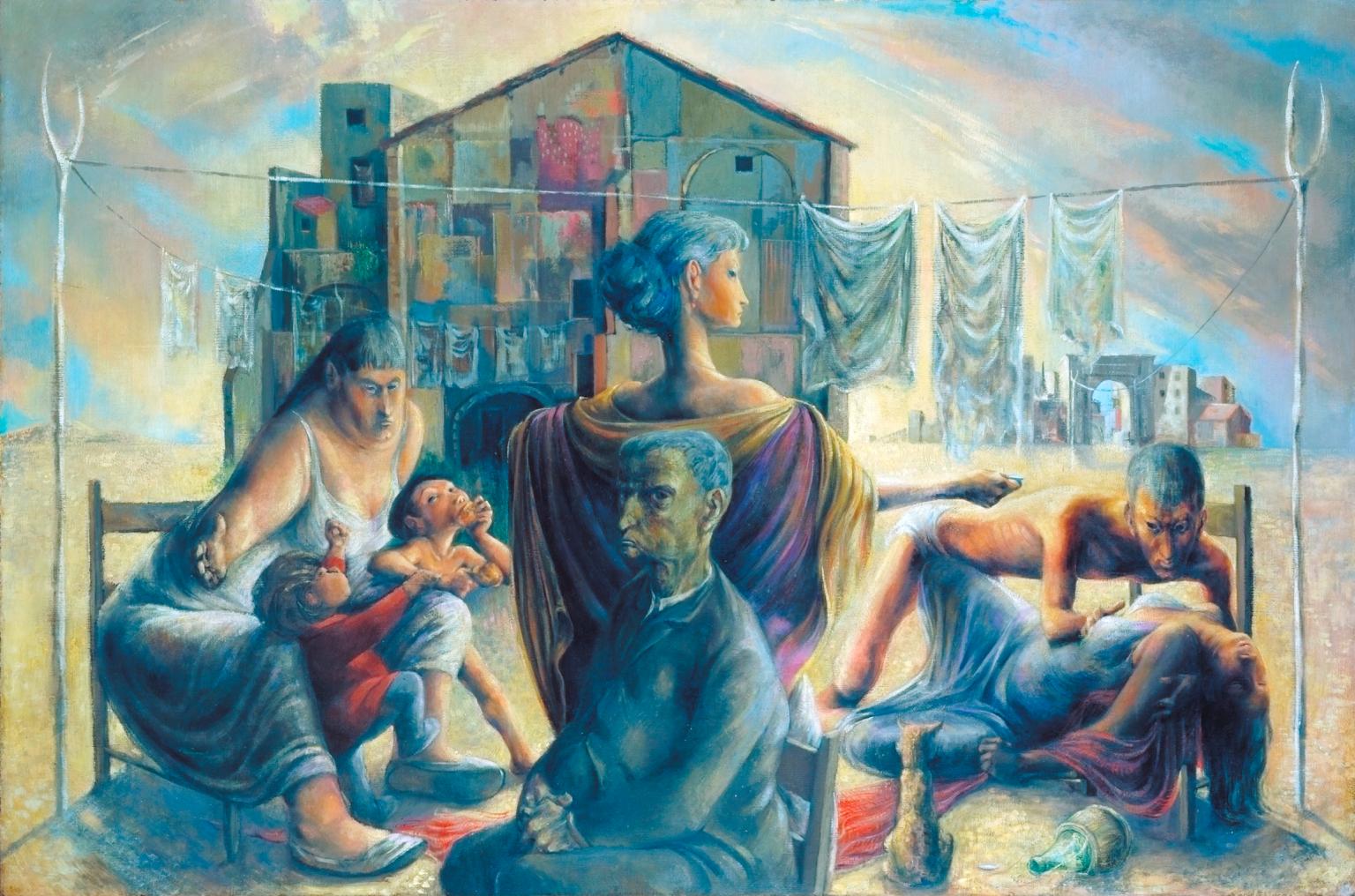 The Captive Seven (1949-50) by Michael Ayrton (1921-1975) Tate Gallery