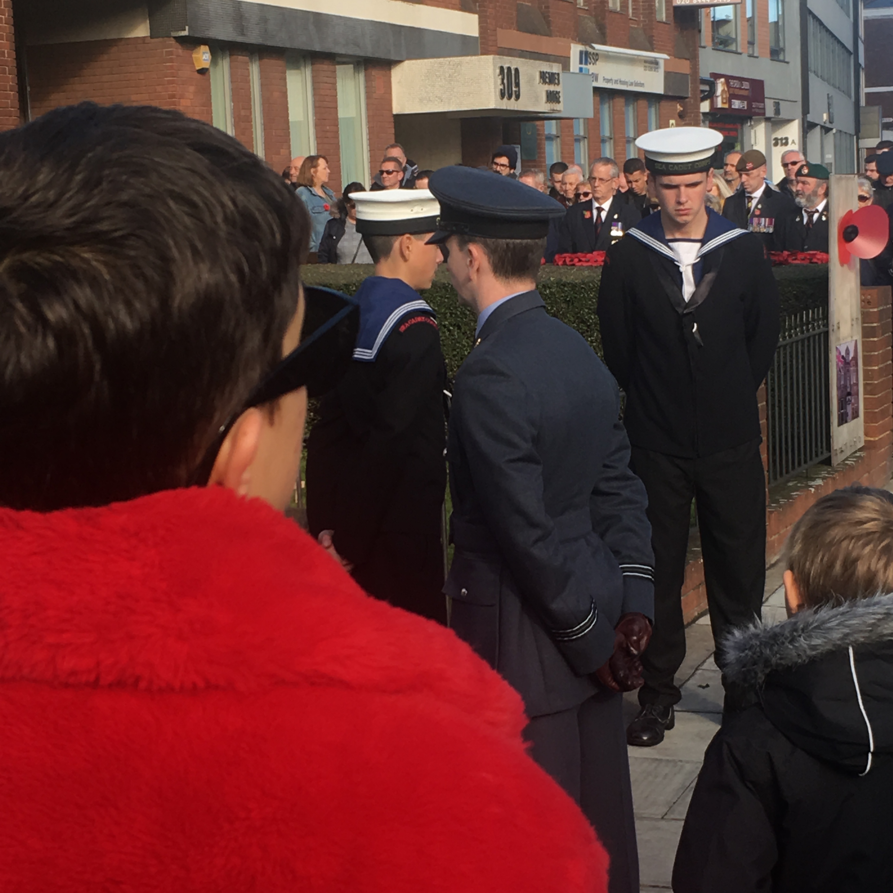 Finchley War Memorial remembrance service 2018