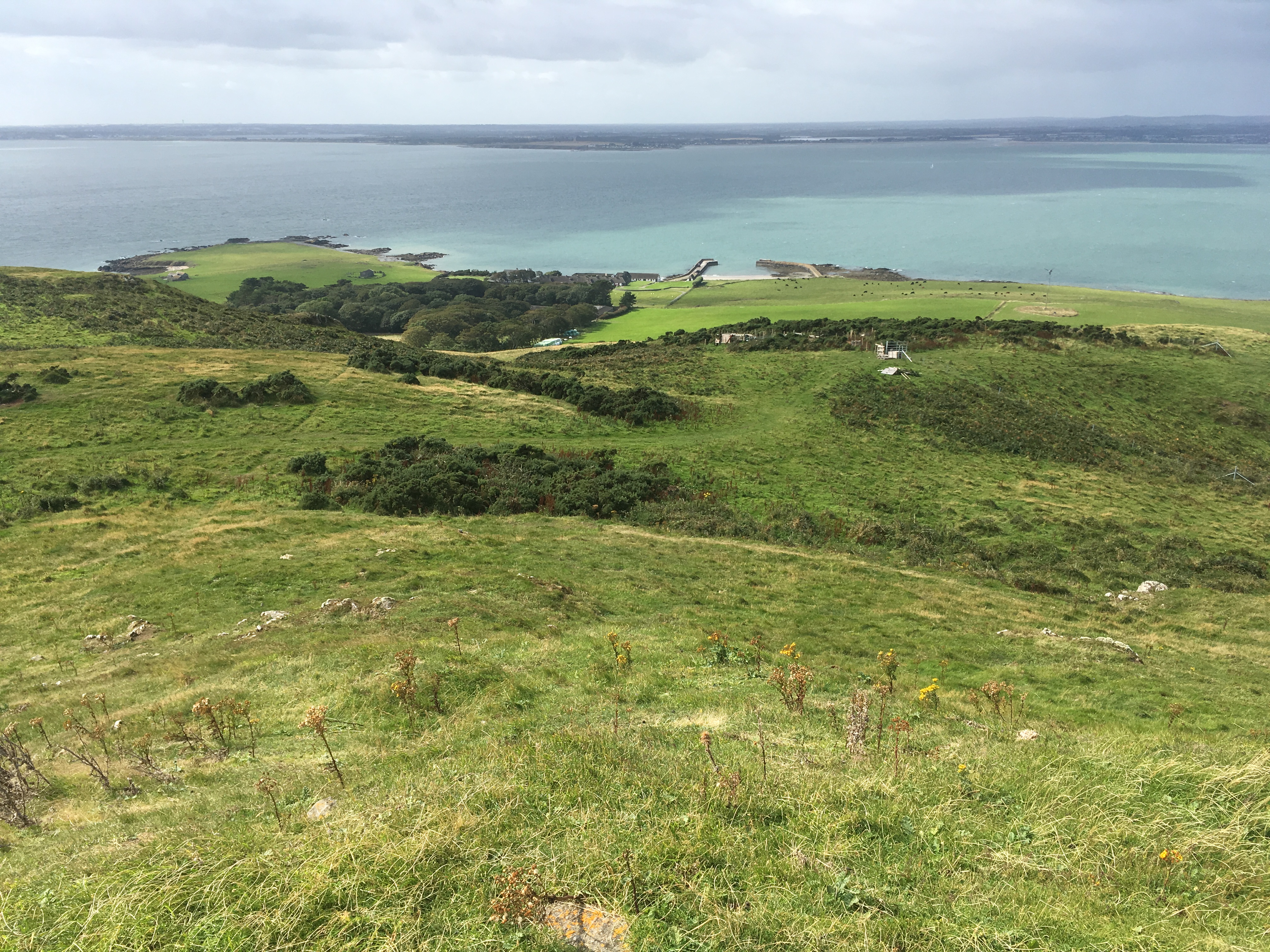 view from the summit of Lambay Island County Dublin Ireland